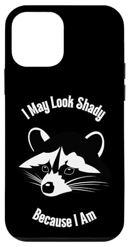Ich sehe vielleicht zwielichtig aus, weil ich ein lustiges Waschbär-Haustier bin Hülle für iPhone 12 mini von NekoKuma Studio