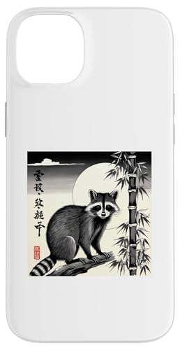 Japanischer Bambus-Waschbär – Japanische Waschbär-Kunst Hülle für iPhone 14 Plus Japanischer Bambus-Waschbär – Japanische Waschbär-Kunst Hülle für iPhone 14 Plus von NekoKuma Studio