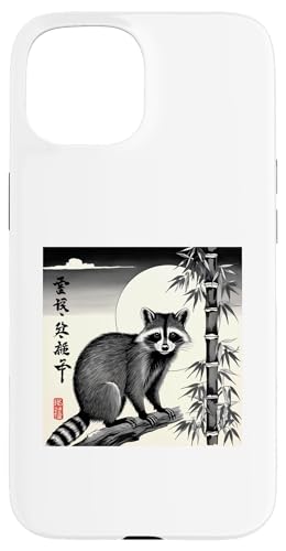 Japanischer Bambus-Waschbär – Japanische Waschbär-Kunst Hülle für iPhone 15 Japanischer Bambus-Waschbär – Japanische Waschbär-Kunst Hülle für iPhone 15 von NekoKuma Studio