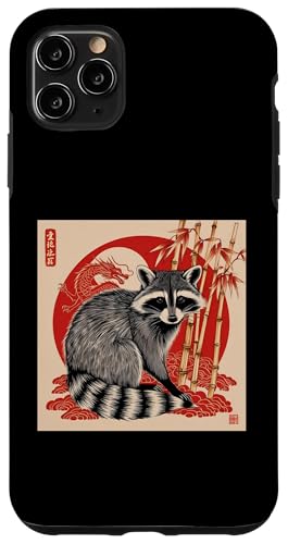 Japanischer roter Drache Tintenwaschbär – japanische Waschbär-Kunst Hülle für iPhone 11 Pro Max Japanischer roter Drache Tintenwaschbär – japanische Waschbär-Kunst Hülle für iPhone 11 Pro Max von NekoKuma Studio