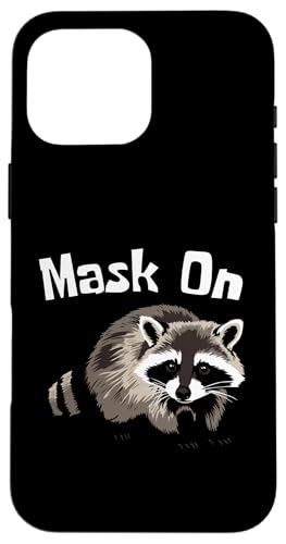 Mask On - Pet Raccoon Hülle für iPhone 16 Pro Max Mask On - Pet Raccoon Hülle für iPhone 16 Pro Max von NekoKuma Studio