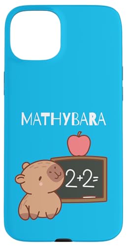 Mathybara Capybara mit Mathe-Kreidetafel, niedliches Schultier Hülle für iPhone 15 Plus Mathybara Capybara mit Mathe-Kreidetafel, niedliches Schultier Hülle für iPhone 15 Plus von NekoKuma Studio