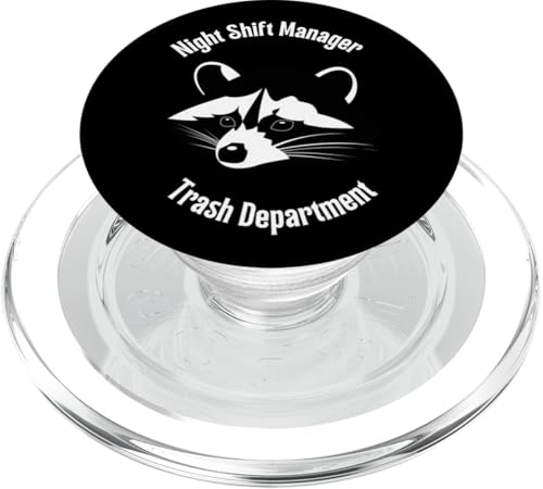 Nachtschichtmanager Waschbär Müllabteilung PopSockets PopGrip für MagSafe Nachtschichtmanager Waschbär Müllabteilung PopSockets PopGrip für MagSafe von NekoKuma Studio