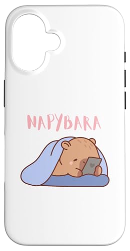 Napybara Lazy Capybara Unterdecke Lustiges schlafendes Tier Hülle für iPhone 16 Napybara Lazy Capybara Unterdecke Lustiges schlafendes Tier Hülle für iPhone 16 von NekoKuma Studio