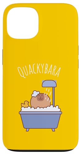 Quackybara Capybara in Badewanne mit Gummiente Lustiges Tier Hülle für iPhone 13 Quackybara Capybara in Badewanne mit Gummiente Lustiges Tier Hülle für iPhone 13 von NekoKuma Studio