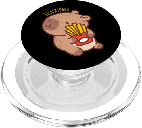 SnackyBara Capybara Essen Pommes Frites Lustiges Futter Tier PopSockets PopGrip für MagSafe SnackyBara Capybara Essen Pommes Frites Lustiges Futter Tier PopSockets PopGrip für MagSafe von NekoKuma Studio