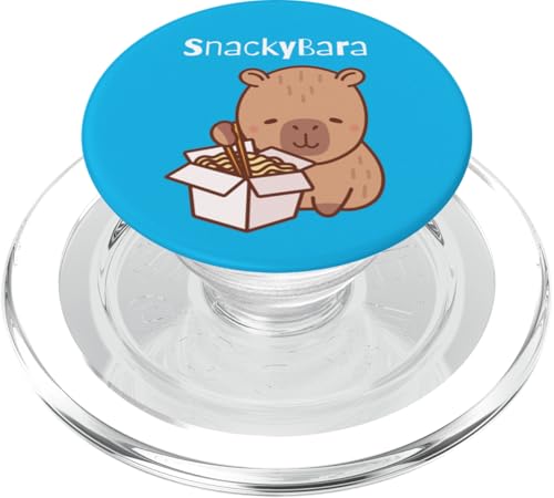 SnackyBara Süße Capybara Essnudeln mit Essstäbchen PopSockets PopGrip für MagSafe SnackyBara Süße Capybara Essnudeln mit Essstäbchen PopSockets PopGrip für MagSafe von NekoKuma Studio