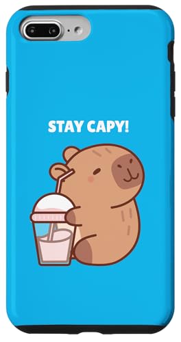 Stay Capy Lustiges Capybara-Trinken-Smoothie, süßes Tier Hülle für iPhone 7 Plus/8 Plus Stay Capy Lustiges Capybara-Trinken-Smoothie, süßes Tier Hülle für iPhone 7 Plus/8 Plus von NekoKuma Studio