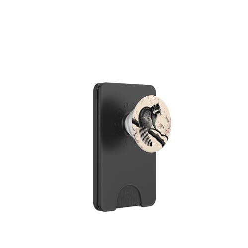 Sumi-E Waschbär mit Kirschblüten Kunst – Japanischer Waschbär PopSockets PopWallet für MagSafe Sumi-E Waschbär mit Kirschblüten Kunst – Japanischer Waschbär PopSockets PopWallet für MagSafe von NekoKuma Studio