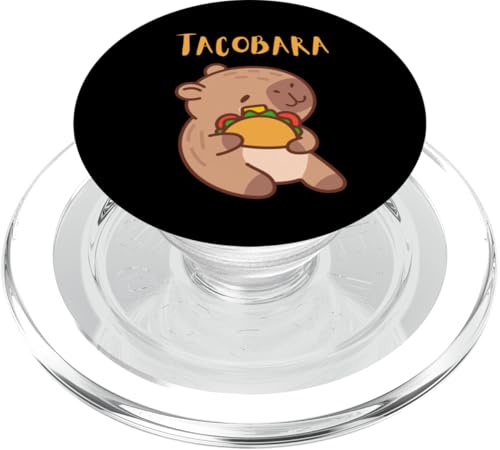 Tacobara Süßes Wasserschweinchen, das Taco isst, lustiges Futtertier PopSockets PopGrip für MagSafe Tacobara Süßes Wasserschweinchen, das Taco isst, lustiges Futtertier PopSockets PopGrip für MagSafe von NekoKuma Studio