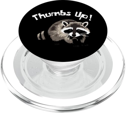 Thumbs Up Lustiger Waschbär Woodland Critter – Haustier-Waschbär PopSockets PopGrip für MagSafe Thumbs Up Lustiger Waschbär Woodland Critter – Haustier-Waschbär PopSockets PopGrip für MagSafe von NekoKuma Studio