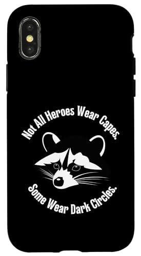 Waschbär Hero Müllsucher Maske Hülle für iPhone X/XS von NekoKuma Studio