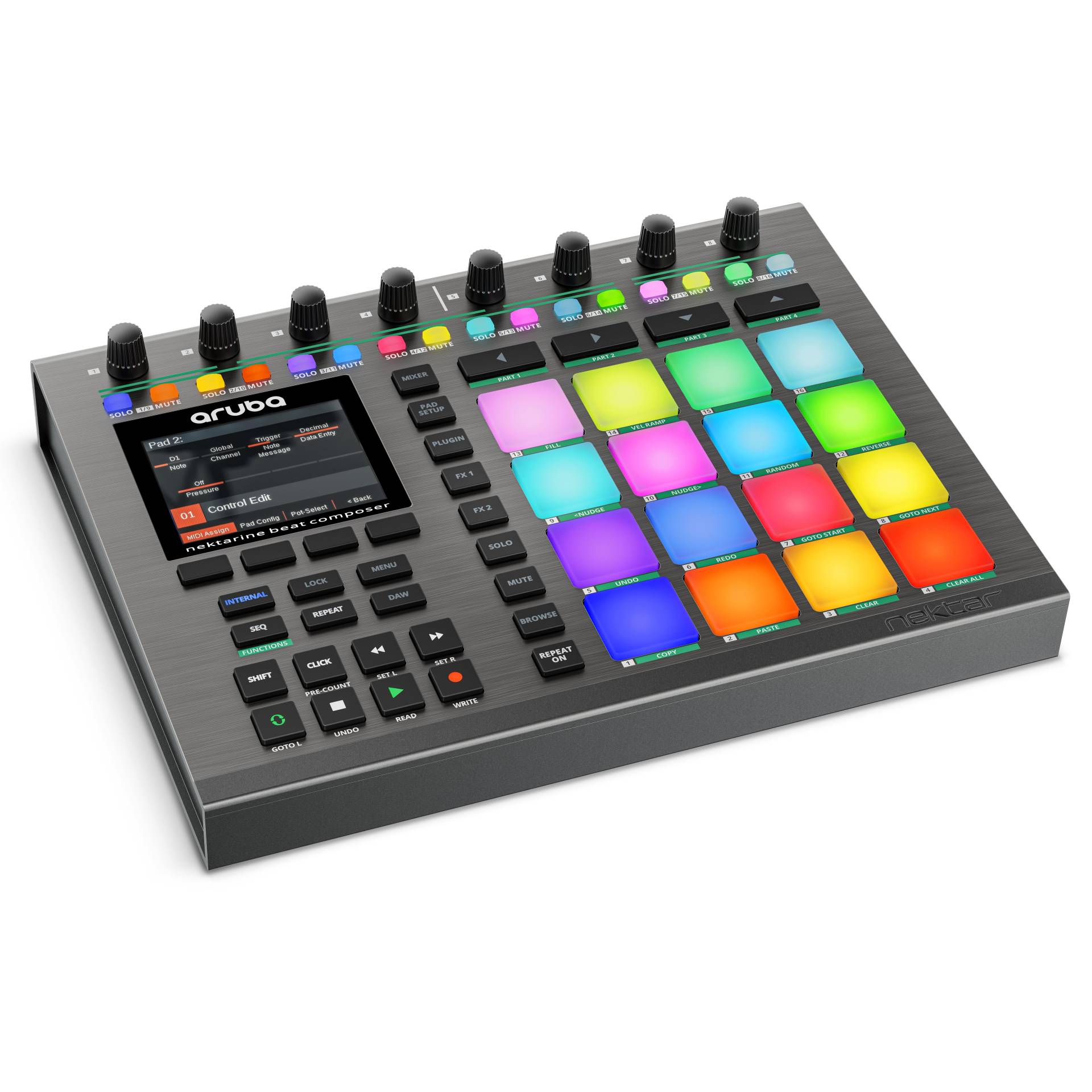 Nektar ARUBA Beat Composer USB/MIDI Pad Controller and Sequencer von Nektar