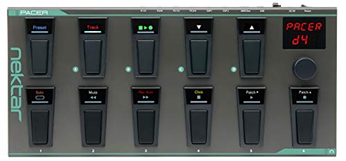 Nektar Pacer USB MIDI Footswitch Controller with Nektar DAW Integration, Schwarz Nektar Pacer USB MIDI Footswitch Controller with Nektar DAW Integration, Schwarz von Nektar