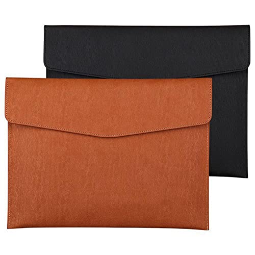 Nemeae 2-Teilige Aktentasche für Konferenzen, Büro, Informationen, Aufbewahrungstasche, Schule, Büro, Schreibwaren, A4, Leder Nemeae 2-Teilige Aktentasche für Konferenzen, Büro, Informationen, Aufbewahrungstasche, Schule, Büro, Schreibwaren, A4, Leder von Nemeae