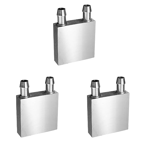 Nemeae 3X Aluminium Wasserkühlblock 40X40X12mm Kühler für Computer CPU Kühler Nemeae 3X Aluminium Wasserkühlblock 40X40X12mm Kühler für Computer CPU Kühler von Nemeae