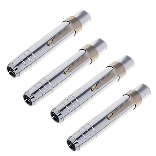 Nemeae 4 PCS Silber Aluminiumlegierung Kreide Keeper Holder von Nemeae