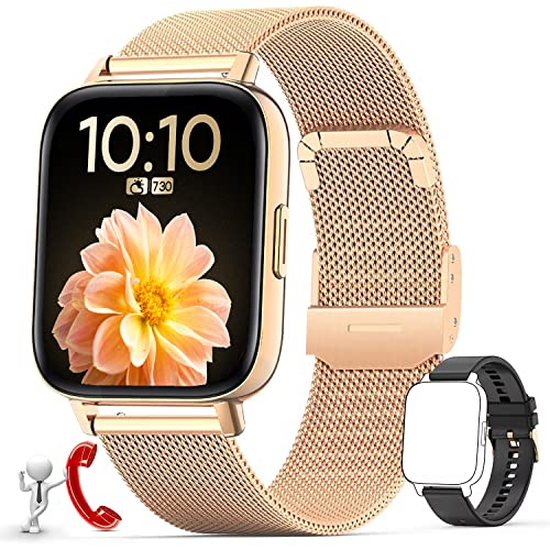 Nemheng Smartwatch Damen, 1.69 Zoll Touchscreen Armbanduhr mit Bluetooth Anruffunktion, IP67 Wasserdicht Fitness Tracker mit Schlafmonitor Pulsuhr Blutdruck, Schrittzähler Sportuhr für Android iOS Nemheng Smartwatch Damen, 1.69 Zoll Touchscreen Armbanduhr mit Bluetooth Anruffunktion, IP67 Wasserdicht Fitness Tracker mit Schlafmonitor Pulsuhr Blutdruck, Schrittzähler Sportuhr für Android iOS von Nemheng