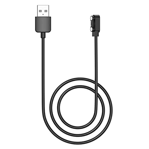 Nendefin Smart Watch Ladekabel, 2 Pin Magnetsauger Ladegerät, Smart Watch Base Ladegerät Adapter, Magnetisches USB Ladekabel für Ne60 Smart Watch von Nendefin