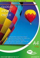 Neo Fotopapier, 20 Blatt 135 GSM, glänzend, A4 Inkjet Print von Neo