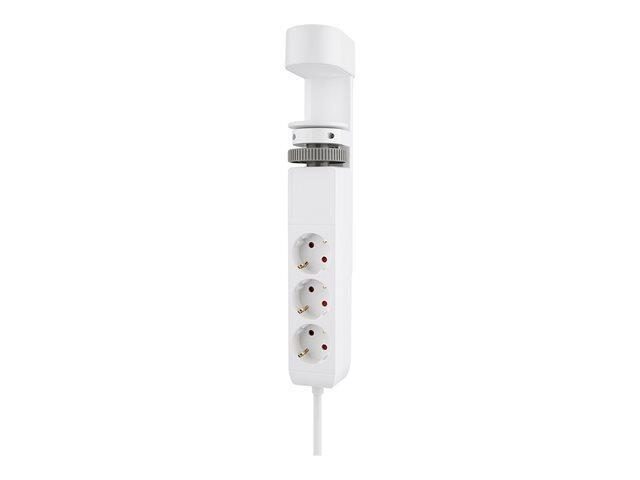 Neomounts DS22-840WH6 Tischsteckdose (1,4m) mit Klemme, USB-C + USB-A, Schnel... von Neomounts