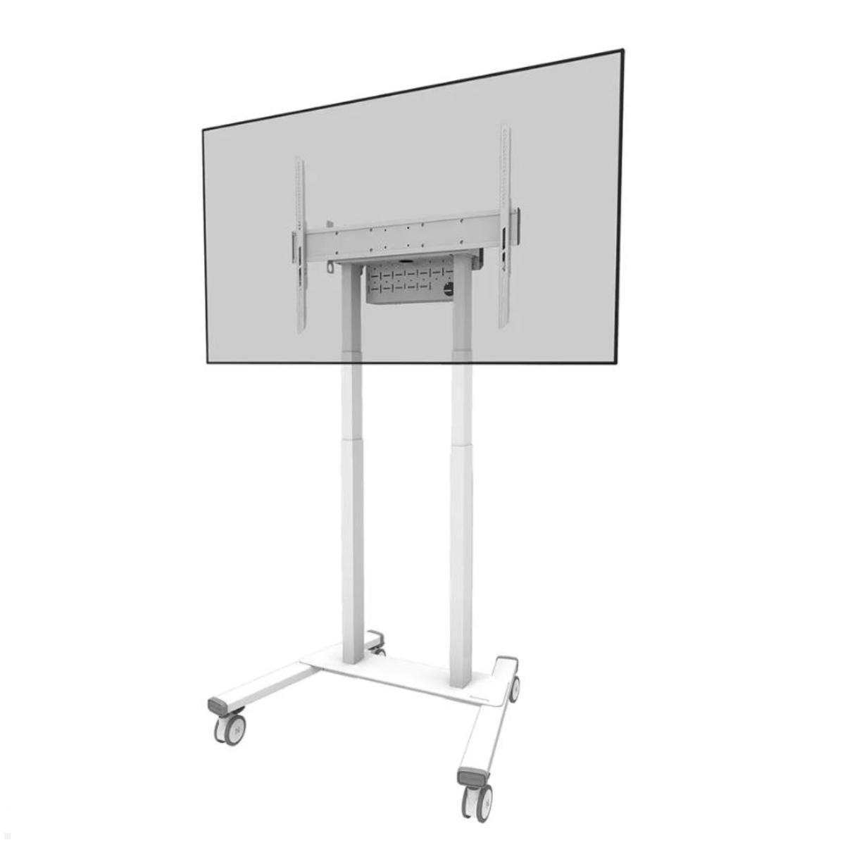 Neomounts FL55-875WH1 mobiler elektrischer Monitorst?nder 37 bis 100 Zoll, wei? von Neomounts