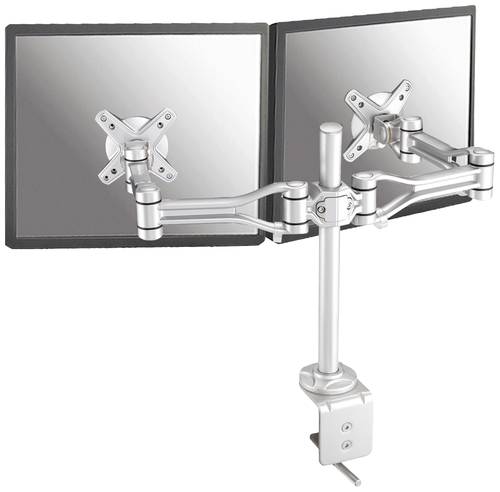 Neomounts FPMA-D1030D 2fach Monitor-Tischhalterung 25,4cm (10 ) - 61,0cm (24 ) Silber Höhenverst von Neomounts