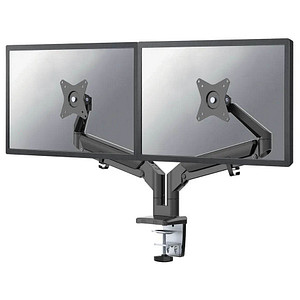 Neomounts Monitor-Halterung DS70-810BL2 schwarz für 2 Monitore, Tischklemme, Tischbohrung von Neomounts