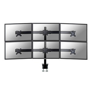 Neomounts Monitor-Halterung FPMA-D700D6 schwarz für 6 Monitore, Tischklemme Neomounts Monitor-Halterung FPMA-D700D6 schwarz für 6 Monitore, Tischklemme von Neomounts