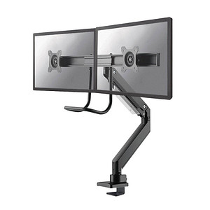 Neomounts Monitor-Halterung NM-D775DXBLACK schwarz für 2 Monitore, Tischklemme, Tischbohrung von Neomounts