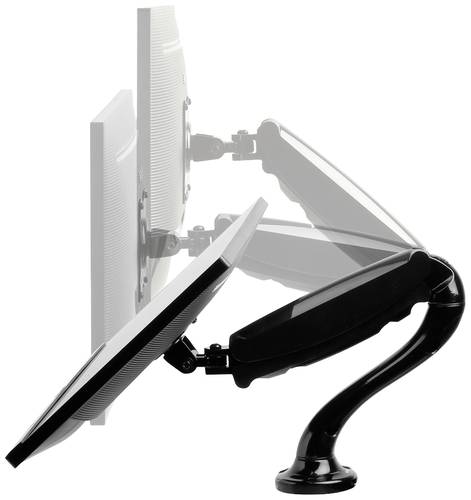 Neomounts NM-D500BLACK 1fach Monitor-Tischhalterung 25,4cm (10 ) - 76,2cm (30 ) Neigbar, Schwenkb von Neomounts