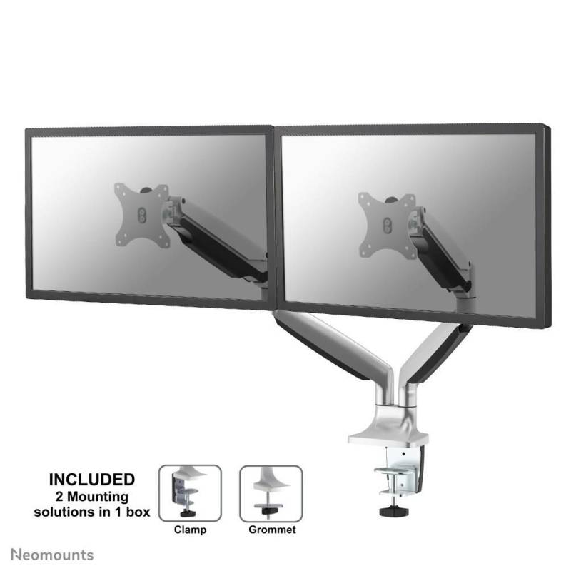 Neomounts NM-D750DSILVER Monitor Tischhalterung von Neomounts