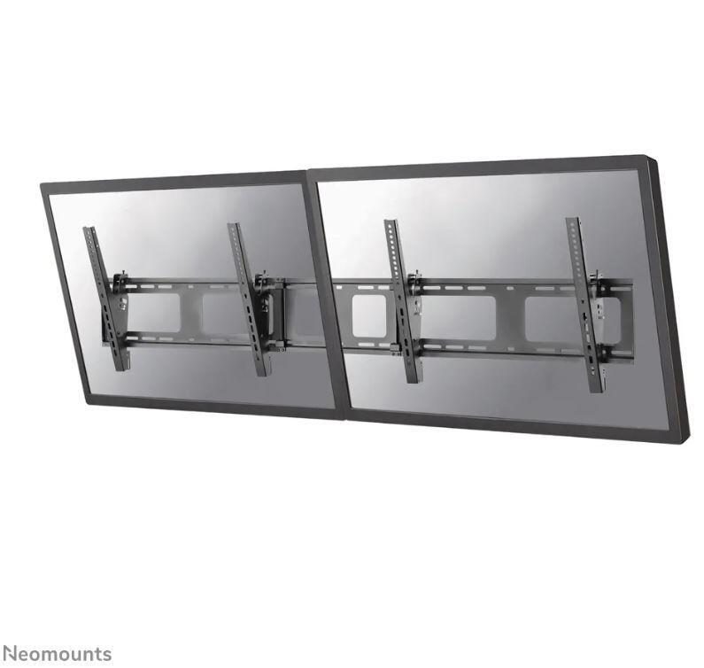Neomounts NS-WMB200BLACK Menuboard zweifach Display Wandhalterung von Neomounts