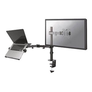 Neomounts Notebook-Monitor-Halterung FPMA-D550NOTEBOOK schwarz für 1 Monitor und 1 Notebook, Tischklemme, Tischbohrung Neomounts Notebook-Monitor-Halterung FPMA-D550NOTEBOOK schwarz für 1 Monitor und 1 Notebook, Tischklemme, Tischbohrung von Neomounts