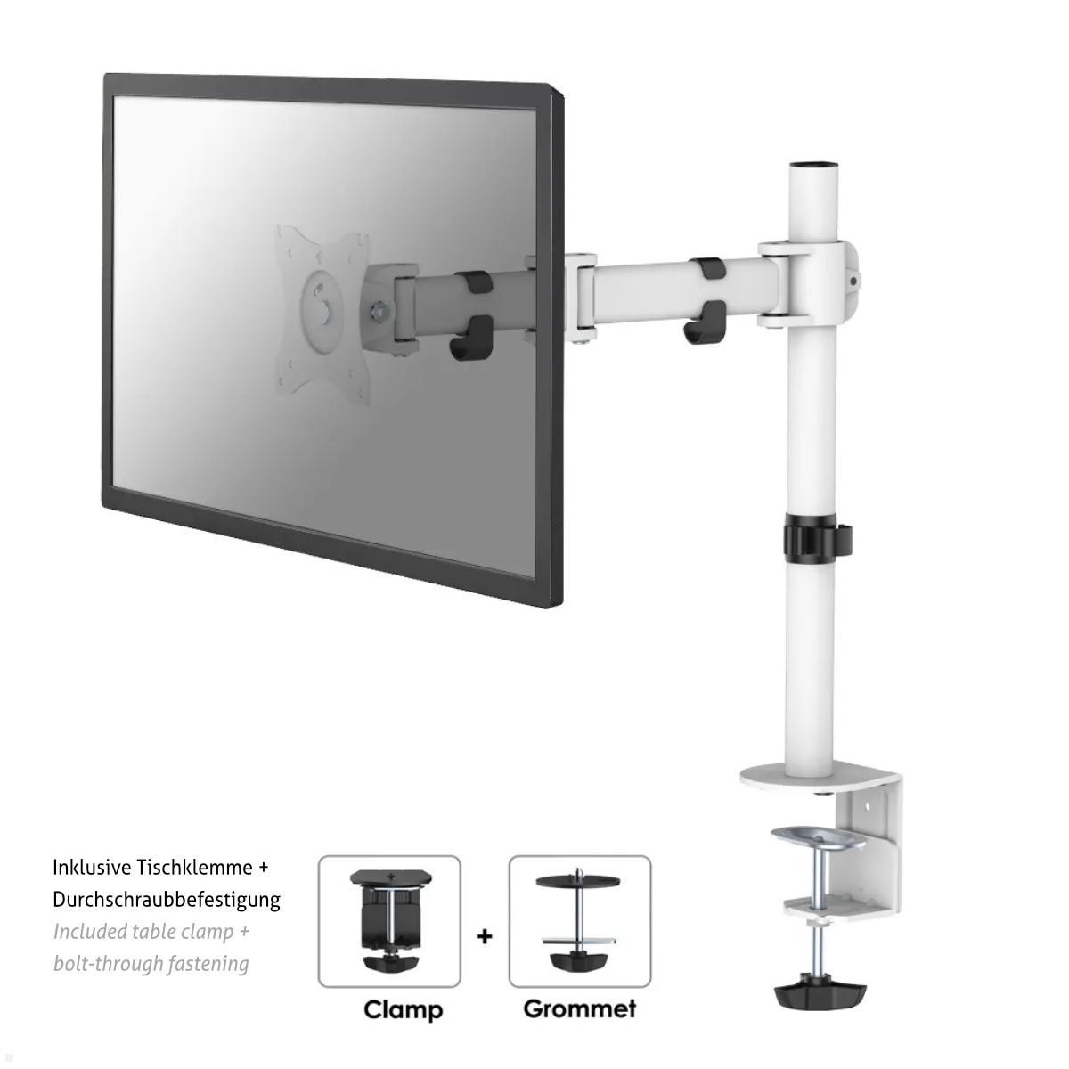 Neomounts Select NM-D135 Monitor Tischhalterung schwenkbar 10-30Zoll, wei? von Neomounts