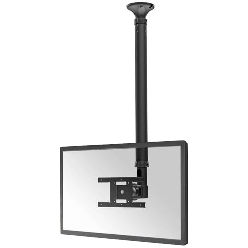 Neomounts by Newstar FPMA-C100 LCD-Deckenhalterung (25 cm (10 Zoll) bis 65 cm (26 Zoll), Höhe 68 cm bis 108 cm) schwarz von Neomounts