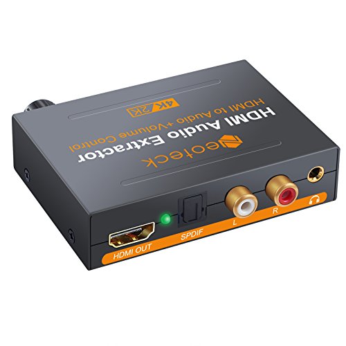 Neoteck HDMI Audio Konverter 4K x 2K Splitter Lautstärkeregler HDMI zu Optisch SPDIF Toslink Konverter Verteiler Digital zu Stereo R/L Audio Wandler für Blu-ray One Sky HD Box PS3 PS4 Neoteck HDMI Audio Konverter 4K x 2K Splitter Lautstärkeregler HDMI zu Optisch SPDIF Toslink Konverter Verteiler Digital zu Stereo R/L Audio Wandler für Blu-ray One Sky HD Box PS3 PS4 von Neoteck