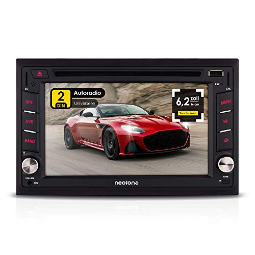 NEOTONE NDX-300W | Navigation mit Europakarten | universelles 2DIN Autoradio | 6.2 Zoll | Bluetooth | Touchscreen | DVD-Player | 16GB MicroSD inklusive NEOTONE NDX-300W | Navigation mit Europakarten | universelles 2DIN Autoradio | 6.2 Zoll | Bluetooth | Touchscreen | DVD-Player | 16GB MicroSD inklusive von Neotone