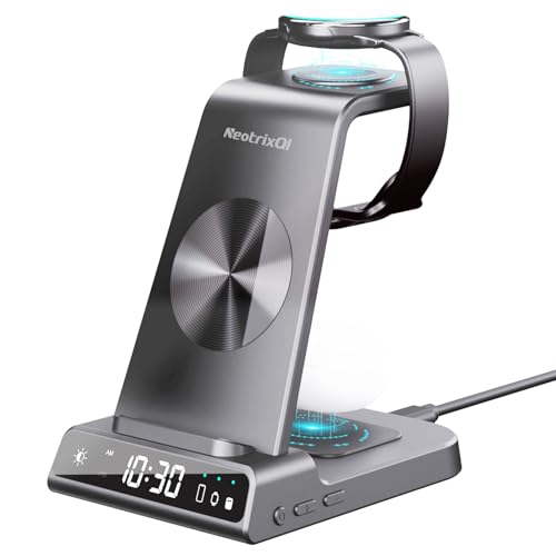 Wireless Charger für Samsung Ladestation für Galaxy S25 Ultra, Induktive Ladestation für Samsung Galaxy Watch Ultra/7/6, Kabelloses Ladegerät für Galaxy S24 Z Flip 6, Galaxy Buds Wireless Charger für Samsung Ladestation für Galaxy S25 Ultra, Induktive Ladestation für Samsung Galaxy Watch Ultra/7/6, Kabelloses Ladegerät für Galaxy S24 Z Flip 6, Galaxy Buds von NeotrixQI