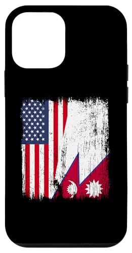 Amerika Nepal Halbflagge Amerikanische Nepali Wurzeln Hülle für iPhone 12 mini Amerika Nepal Halbflagge Amerikanische Nepali Wurzeln Hülle für iPhone 12 mini von Nepal Flag Designs Proud Nepalese Heritage