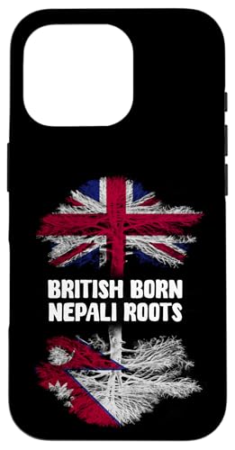 Britisch geborene nepalesische Wurzeln UK nepalesische Vorfahren Design Hülle für iPhone 16 Pro Britisch geborene nepalesische Wurzeln UK nepalesische Vorfahren Design Hülle für iPhone 16 Pro von Nepal Flag Designs Proud Nepalese Heritage