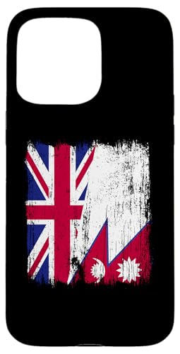 Britische Nepal-Flagge, britische Nepali-Wurzeln Hülle für iPhone 15 Pro Max Britische Nepal-Flagge, britische Nepali-Wurzeln Hülle für iPhone 15 Pro Max von Nepal Flag Designs Proud Nepalese Heritage