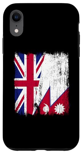 Britische Nepal-Flagge, britische Nepali-Wurzeln Hülle für iPhone XR Britische Nepal-Flagge, britische Nepali-Wurzeln Hülle für iPhone XR von Nepal Flag Designs Proud Nepalese Heritage