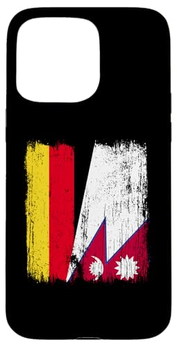 Deutschland Nepal Halbflagge Deutsche Nepali Wurzeln Hülle für iPhone 15 Pro Max Deutschland Nepal Halbflagge Deutsche Nepali Wurzeln Hülle für iPhone 15 Pro Max von Nepal Flag Designs Proud Nepalese Heritage