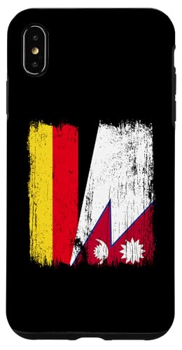 Deutschland Nepal Halbflagge Deutsche Nepali Wurzeln Hülle für iPhone XS Max Deutschland Nepal Halbflagge Deutsche Nepali Wurzeln Hülle für iPhone XS Max von Nepal Flag Designs Proud Nepalese Heritage