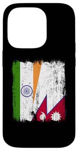 Indien Nepal halbe Flagge Indien Nepali Wurzeln Hülle für iPhone 14 Pro Indien Nepal halbe Flagge Indien Nepali Wurzeln Hülle für iPhone 14 Pro von Nepal Flag Designs Proud Nepalese Heritage