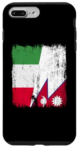 Italien Nepal halbe Flagge italienische nepalische Wurzeln Hülle für iPhone 7 Plus/8 Plus Italien Nepal halbe Flagge italienische nepalische Wurzeln Hülle für iPhone 7 Plus/8 Plus von Nepal Flag Designs Proud Nepalese Heritage
