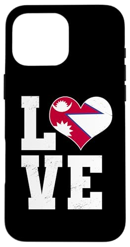 Love Nepal Herz Design Stolze nepalesische Wurzeln Hülle für iPhone 16 Pro Max Love Nepal Herz Design Stolze nepalesische Wurzeln Hülle für iPhone 16 Pro Max von Nepal Flag Designs Proud Nepalese Heritage