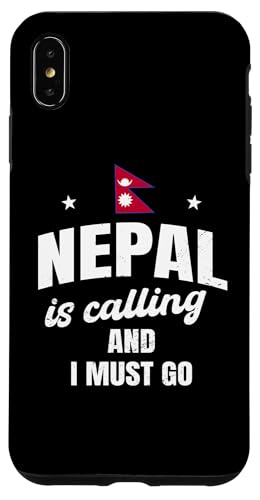 Lustiger Nepal-Liebhaber Spruch Nepalesische Trekking Reise Hülle für iPhone XS Max Lustiger Nepal-Liebhaber Spruch Nepalesische Trekking Reise Hülle für iPhone XS Max von Nepal Flag Designs Proud Nepalese Heritage