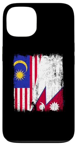 Malaysia, Nepal, halbe Flagge, malaysische nepalesische Wurzeln Hülle für iPhone 13 Malaysia, Nepal, halbe Flagge, malaysische nepalesische Wurzeln Hülle für iPhone 13 von Nepal Flag Designs Proud Nepalese Heritage